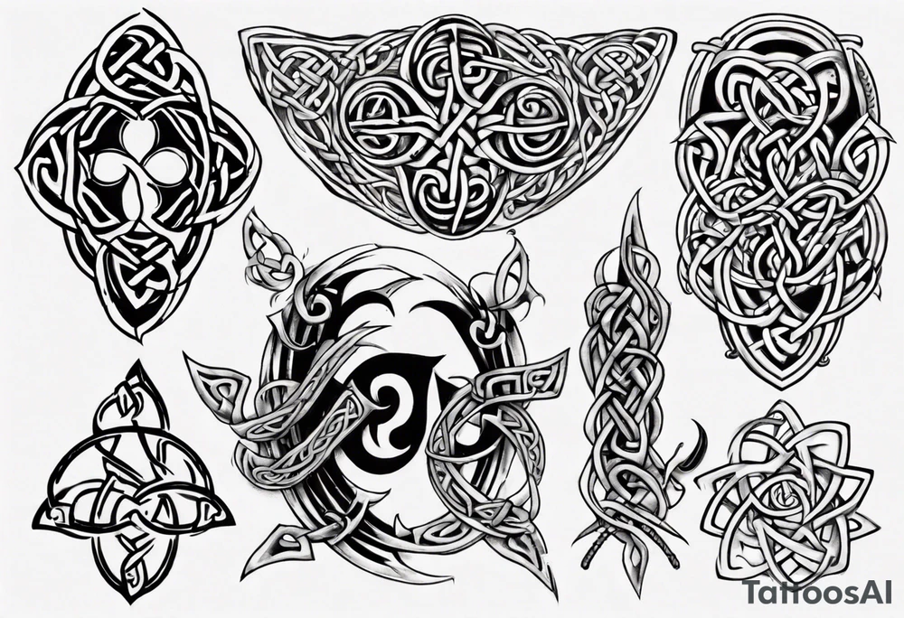 New Zealand/Irish Celtic tattoo idea