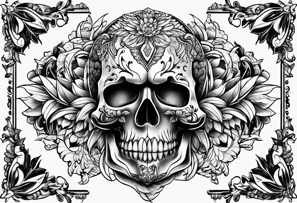 Tattoo flash sheet tattoo idea