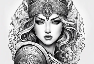 Water bearer aquarius tattoo idea