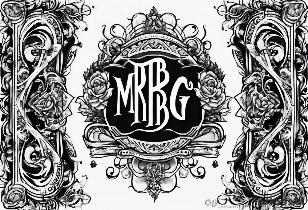 logo "MRBG" tattoo idea