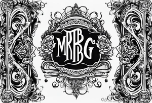 logo "MRBG" tattoo idea
