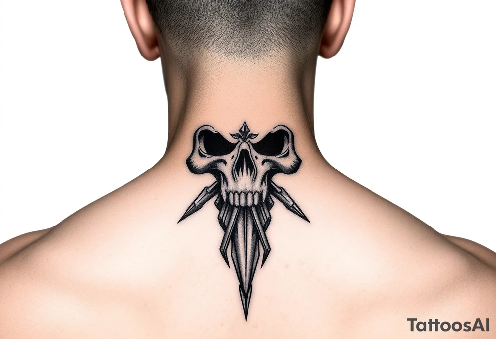 Head tattoo tattoo idea