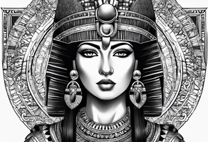 Cleopatra tattoo idea