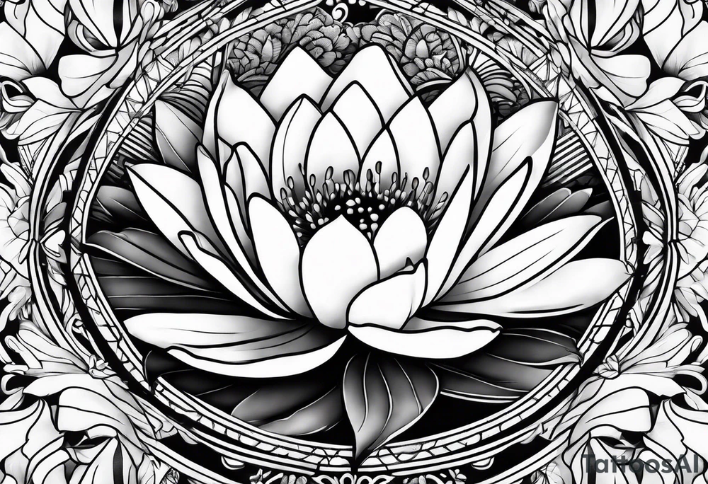 Lilly pad tattoo idea