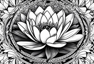 Lilly pad tattoo idea