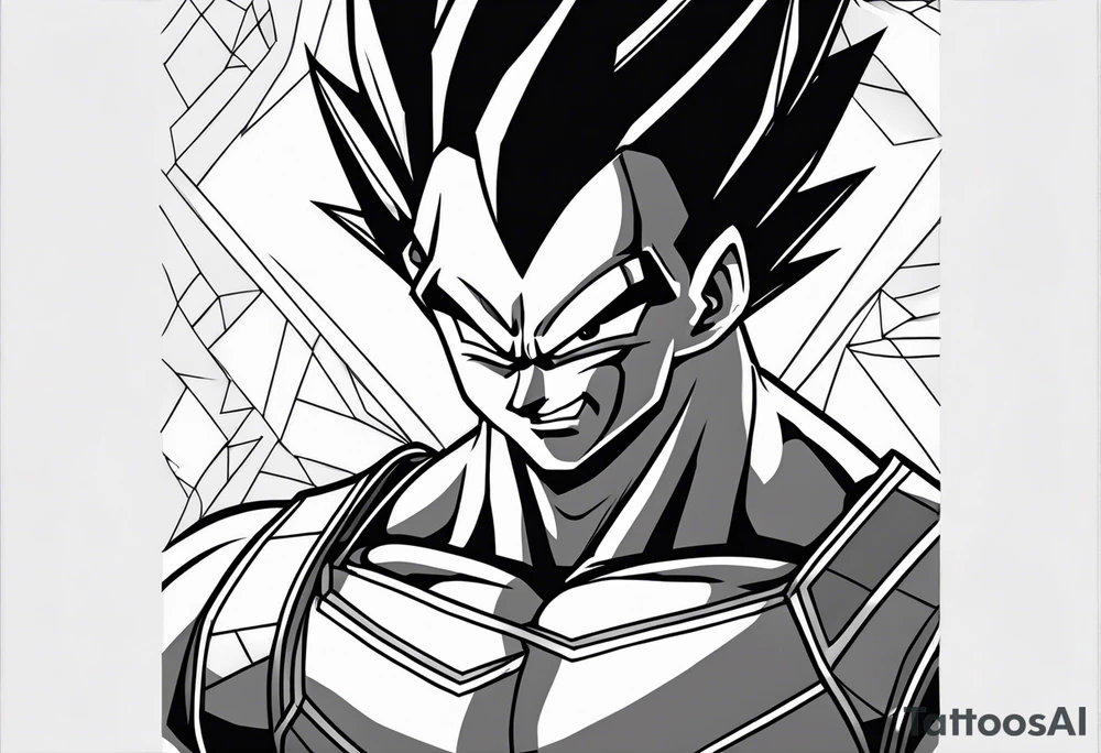 Vegeta tattoo idea