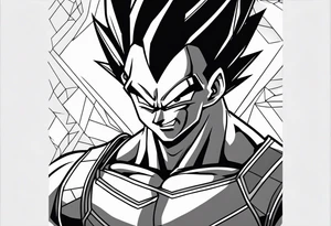 Vegeta tattoo idea
