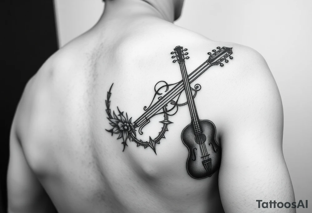 something that my son and I can get done matching tattoo, to represent our love, the love for music, our strength and bravery through this life, tattoo idea