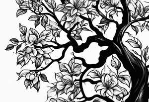 Apple tree tattoo idea