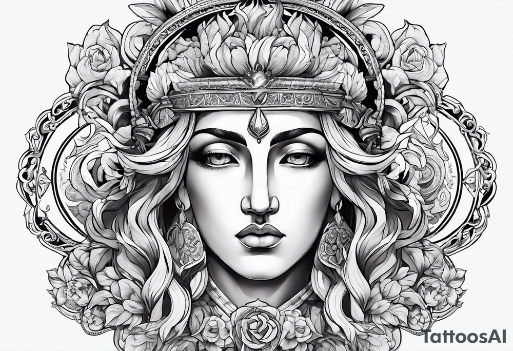 greek god tattoo idea