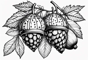 Acorn tattoo idea