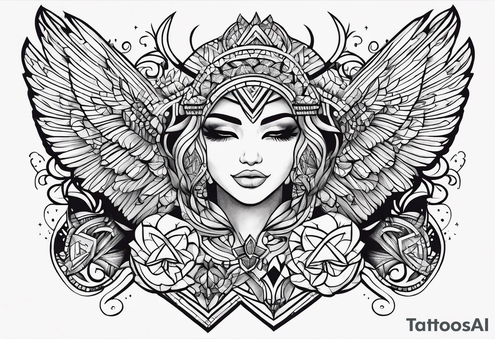 Power of friendship tattoo idea