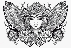 Power of friendship tattoo idea