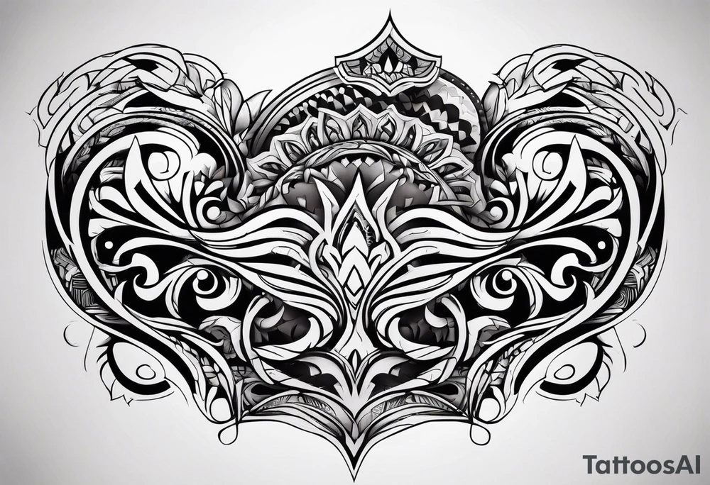 Tribal rib tattoo tattoo idea