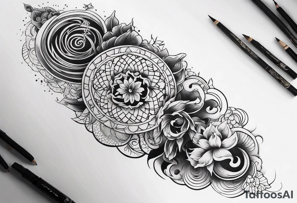 Reincarnation forearm tattoo tattoo idea