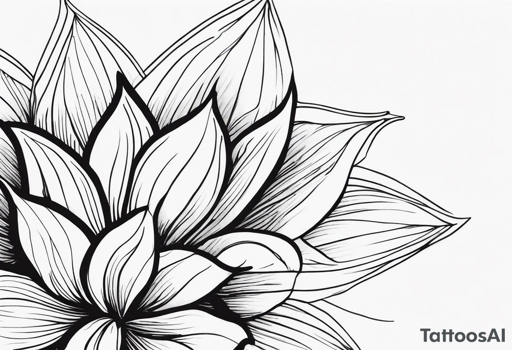 Flower tattoo idea