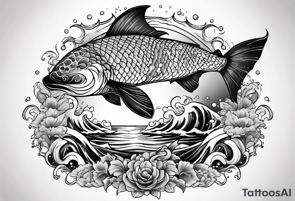 Ocean tattoo idea