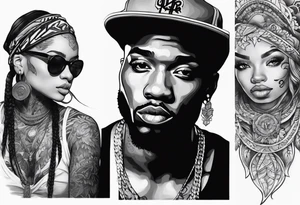 hip hop tattoo tattoo idea