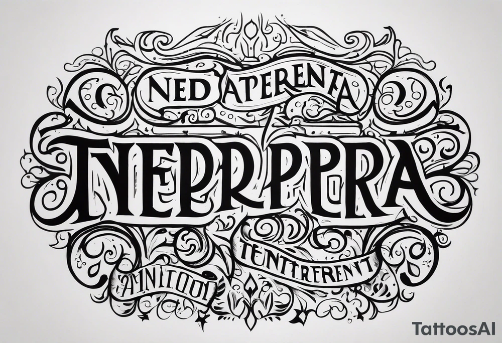 Ned Aspera Terrent tattoo idea