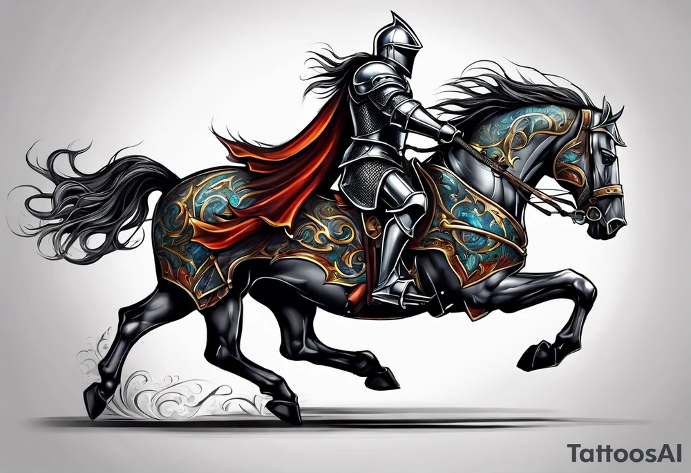 Knight tattoo idea