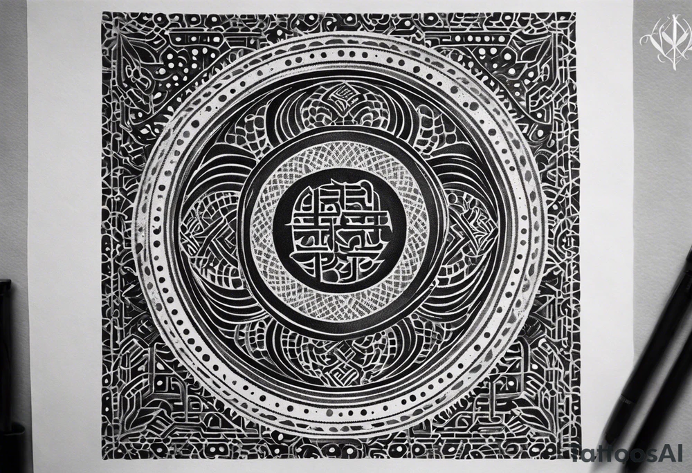 baybayin motif tattoo tattoo idea