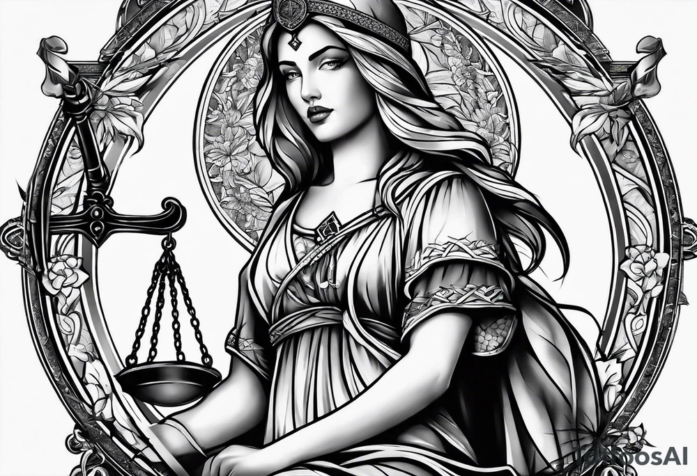 justice tattoo idea