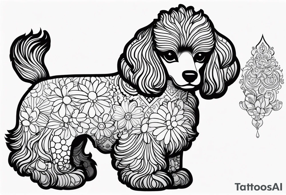 poodle tattoo idea