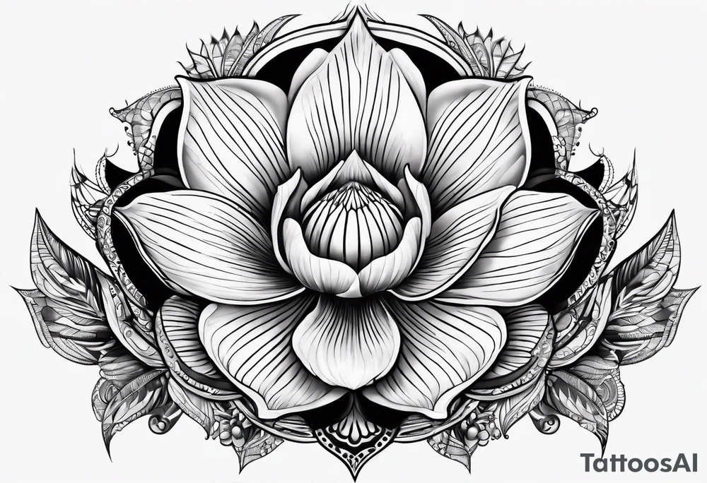 Mandela Nataulis shell tattoo idea