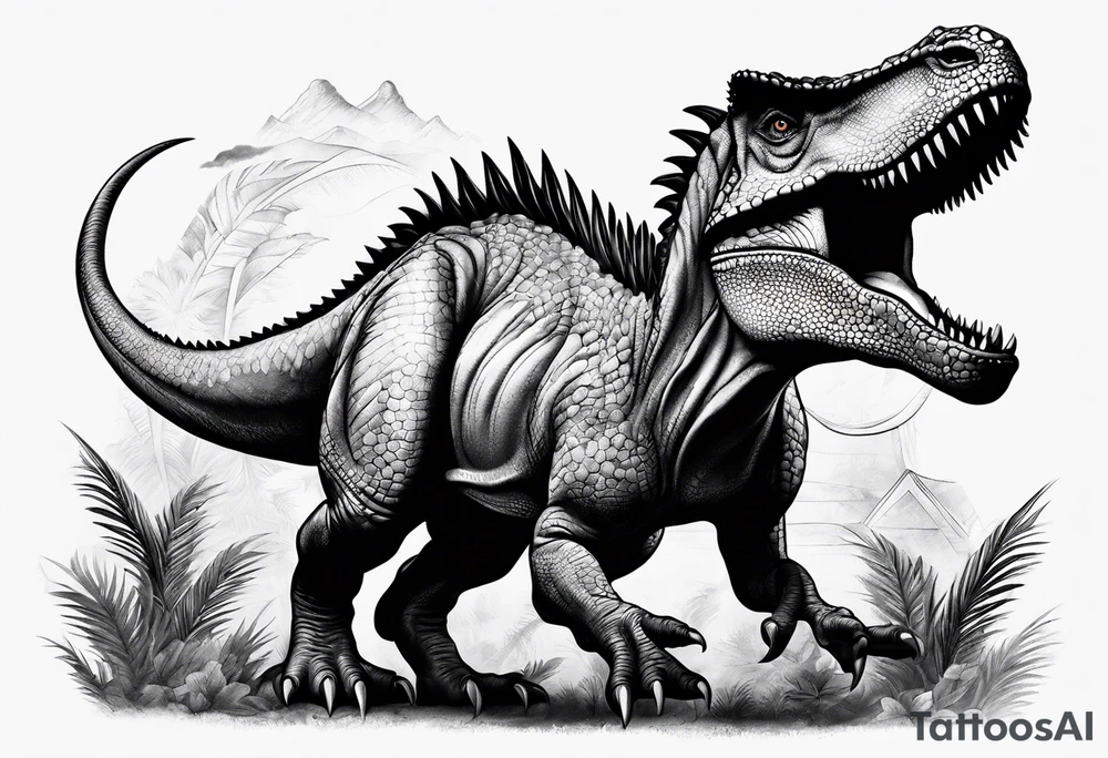 dinosaur tattoo idea