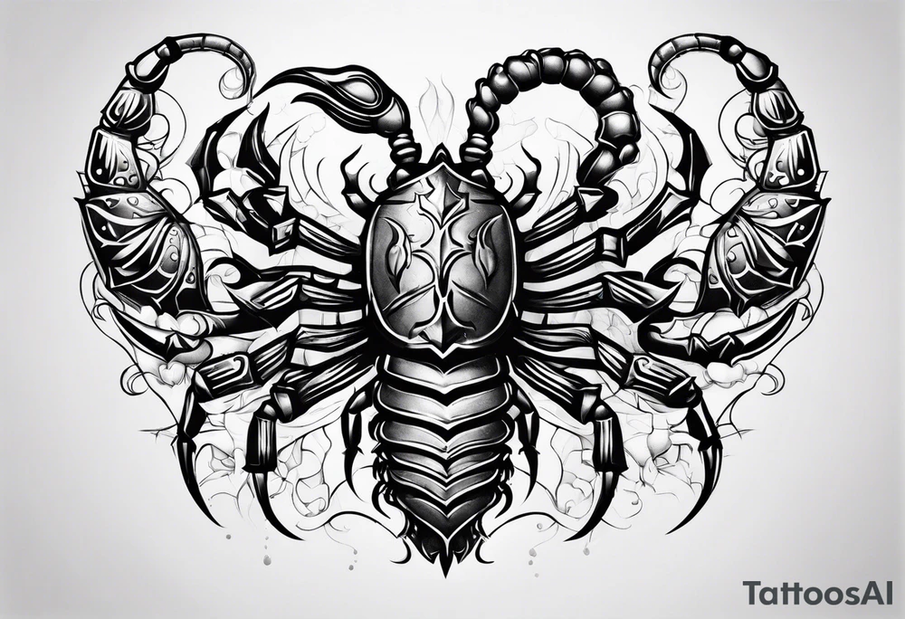 Scorpio tattoo idea