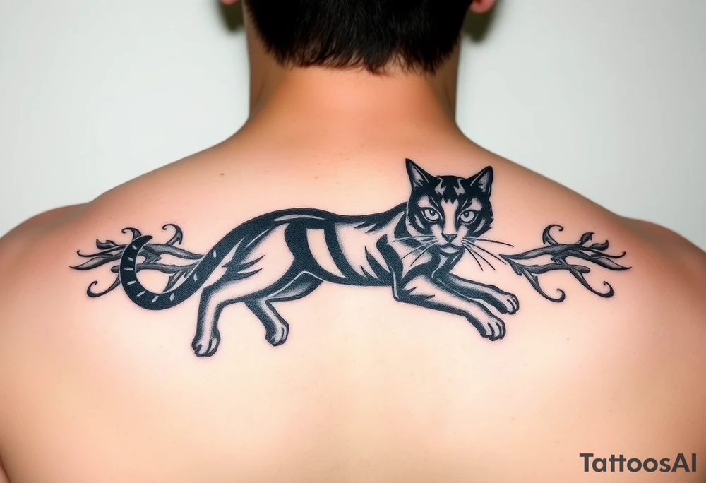 Black Cat tattoo idea