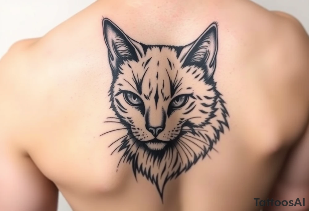 Black Cat tattoo idea