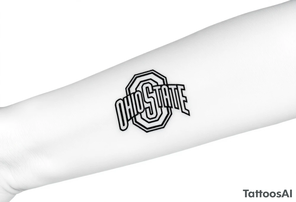 Ohio state  buckeye football tattoo idea