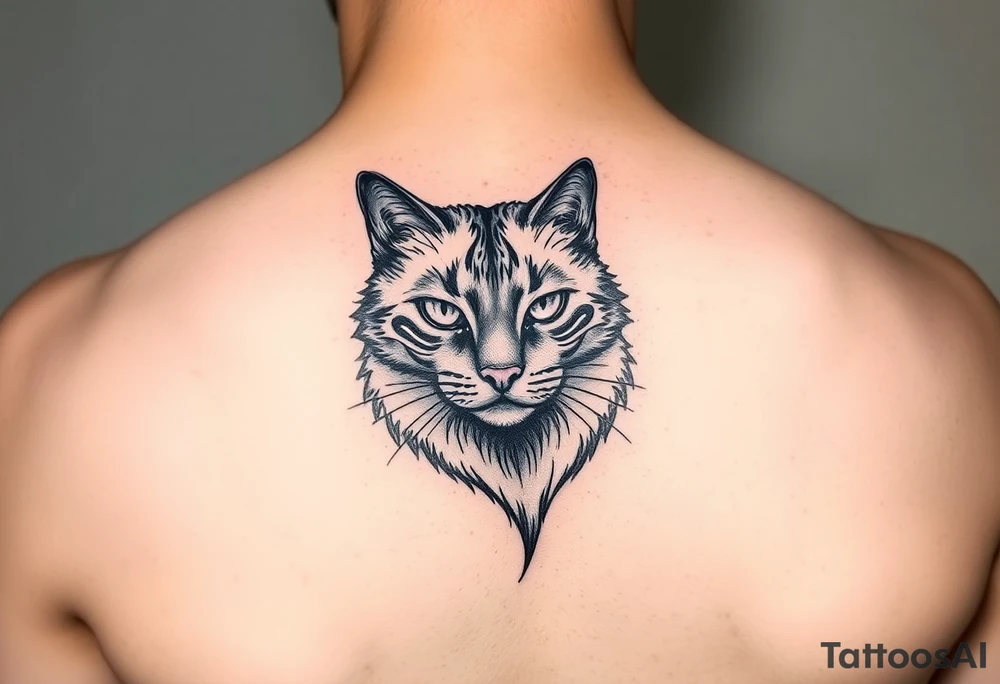 Black Cat tattoo idea