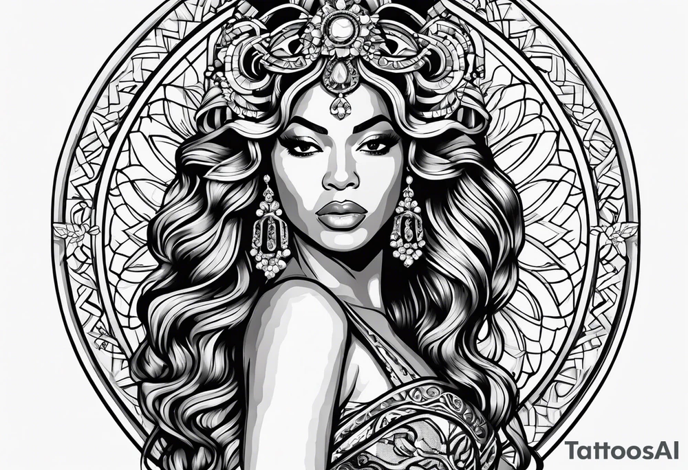 Beyonce Renaissance album tattoo idea