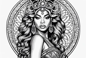 Beyonce Renaissance album tattoo idea