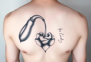 erect penis spurting onto woman's breast tattoo idea