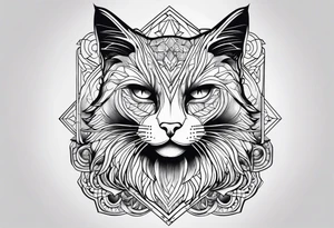 Black Cat tattoo idea