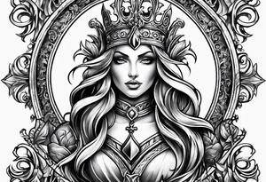 Fleur de lis warrior sleeve tattoo idea