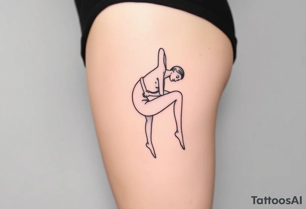 Contortionist tattoo idea