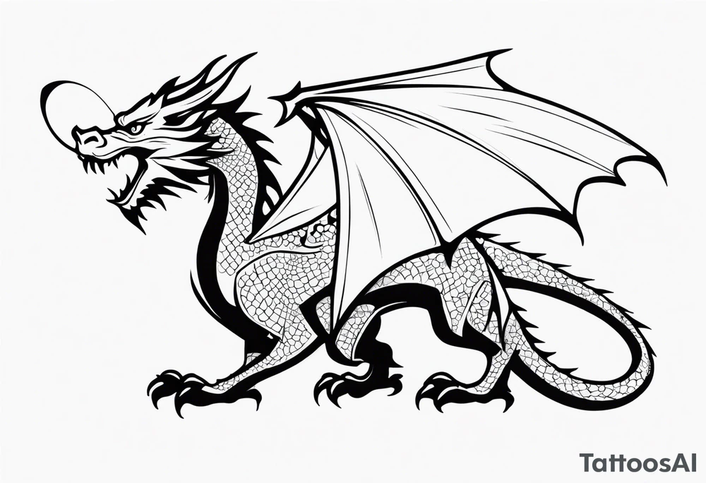 dragon tattoo idea