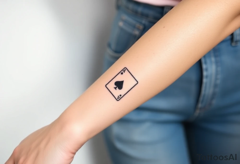poker tattoo idea