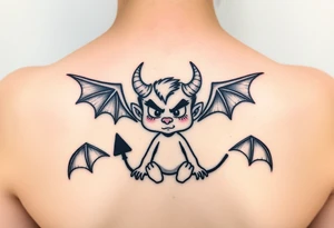 Demon tattoo idea