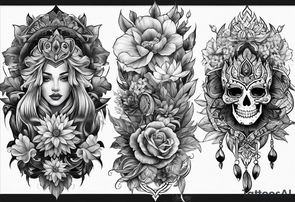 FULL TATTOO SLEEVE tattoo idea