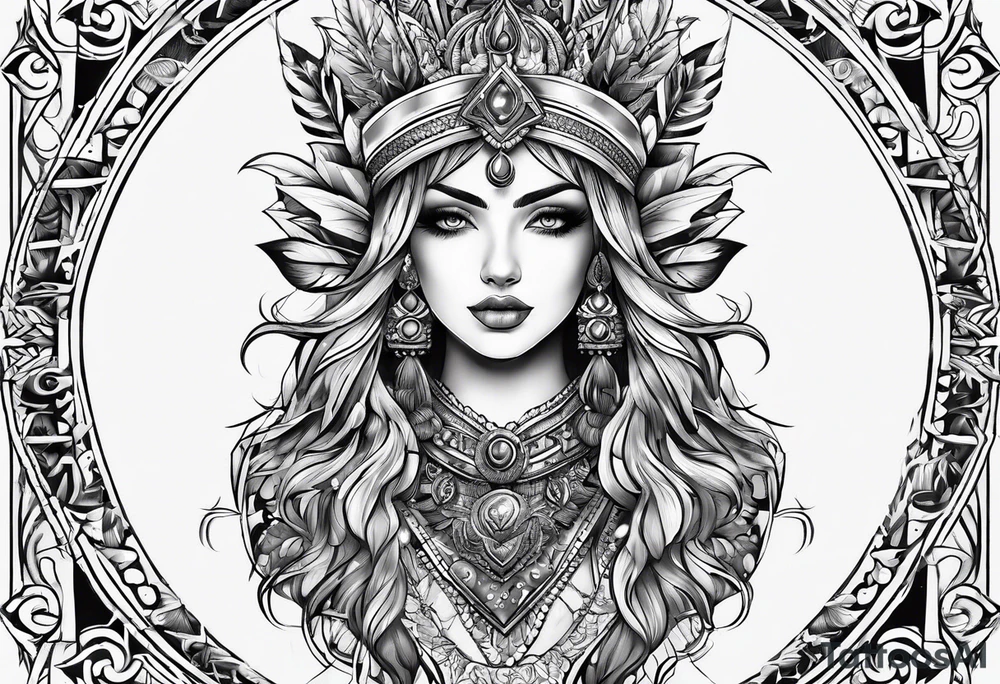 pointing tattoo idea