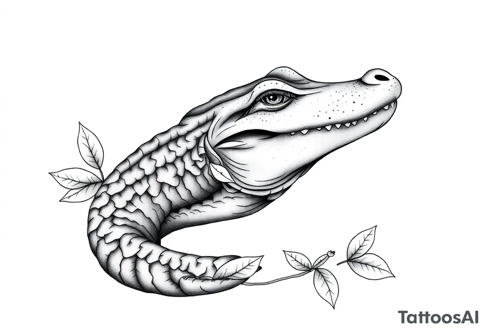 gator an oranges tattoo idea
