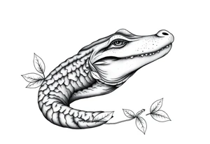 gator an oranges tattoo idea