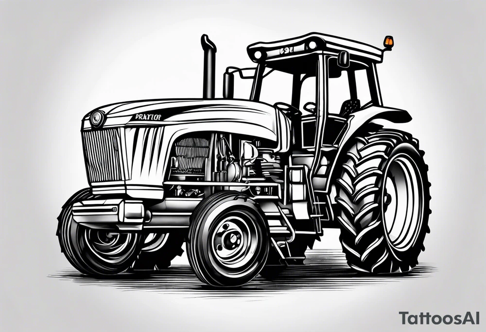 Tractor tattoo idea