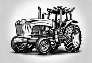 Tractor tattoo idea