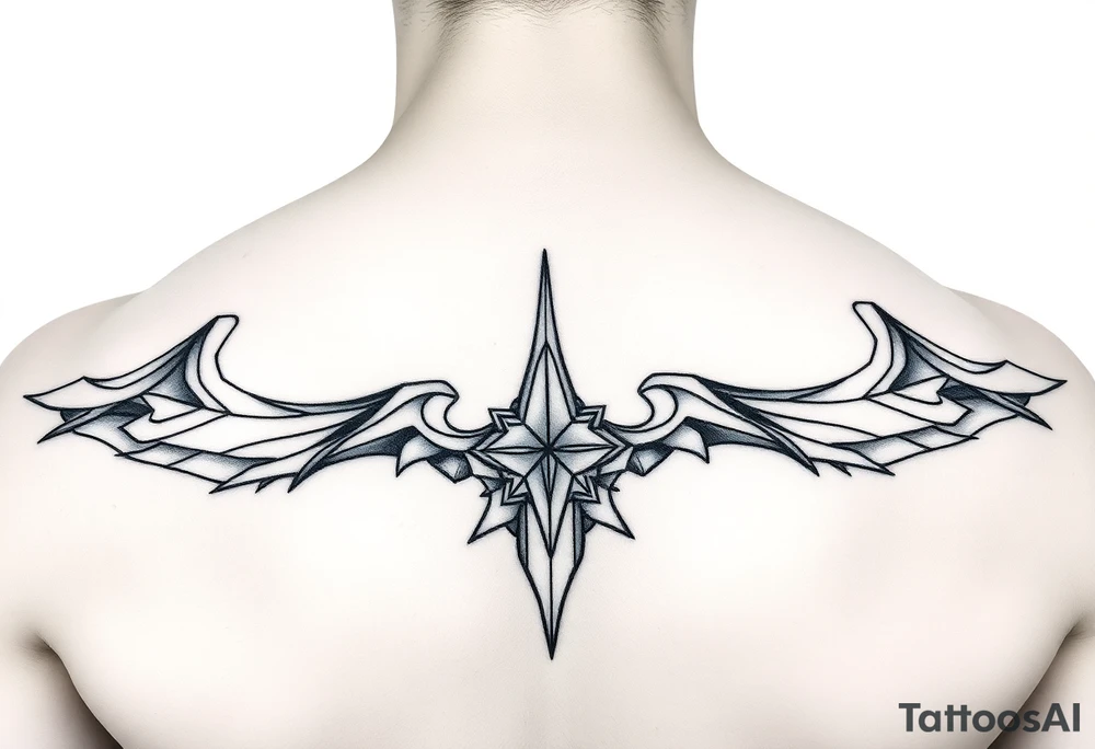 beginner lines and shading tattoo idea